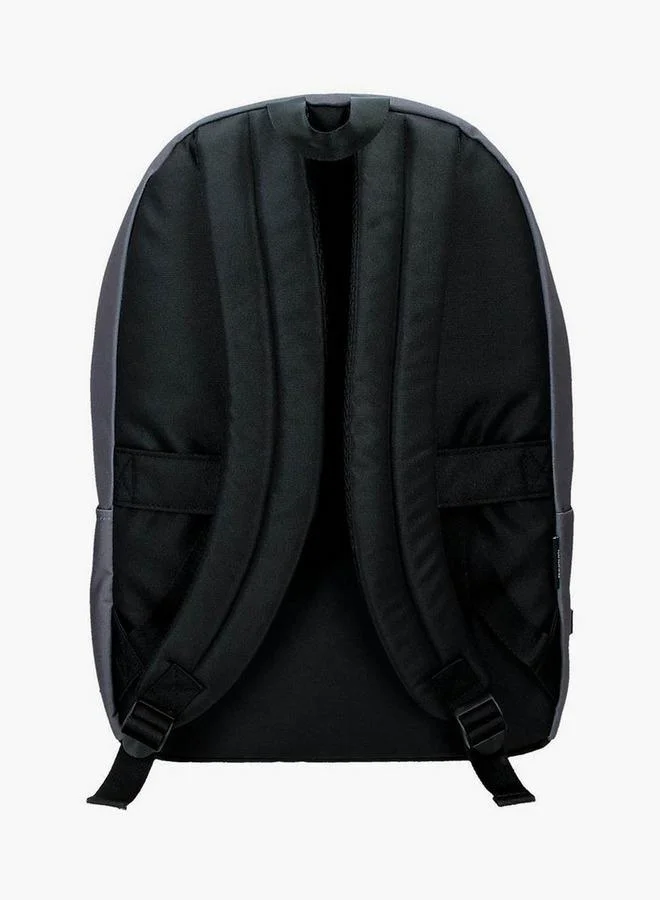 Reebok Logo Print School Backpack With Adjustable Straps And Zip Closure - 38X19X43 Cm