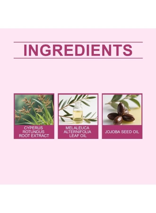 OceAura Cyperus Rotundusl Oil Hair Removal Treatment Oil 60ml | Gently Conditions Hair Follicles, Inhibits Hair Growth, Soothes and Repairs Skin, Suitable for Both Men and Women. - Image 4