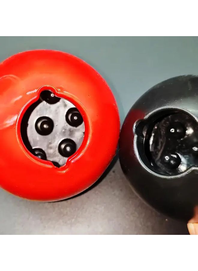 Dinosaur Egg Black Slow Feeder Chew Toy For Puppies Heavy Duty Non Toxic Rubber Teething Ball With Treat Dispenser Interactive Dog Toy For Aggressive Chewers - Image 5