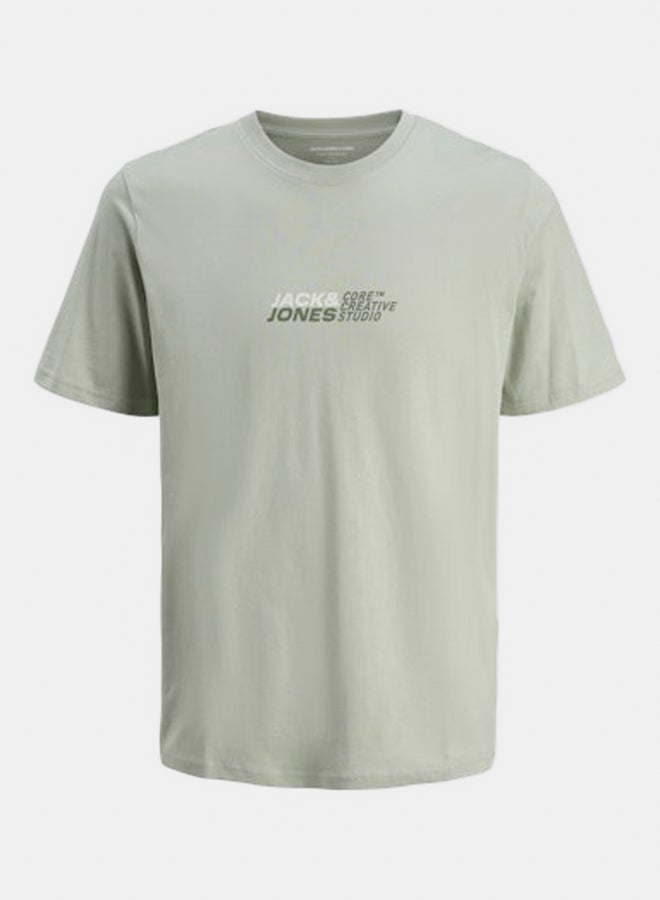 JACK & JONES JACK & JONES Mens Tarmac Branding Tee Crew Neck 