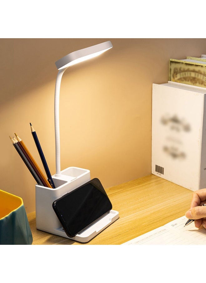 NIBEMINENT - Rechargeable Cell LED Table Lamp White 14.7x12.1x12.5cm - Image 1