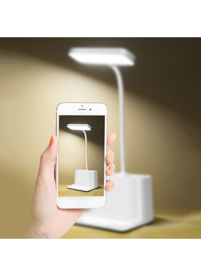 NIBEMINENT - Rechargeable Cell LED Table Lamp White 14.7x12.1x12.5cm - Image 1