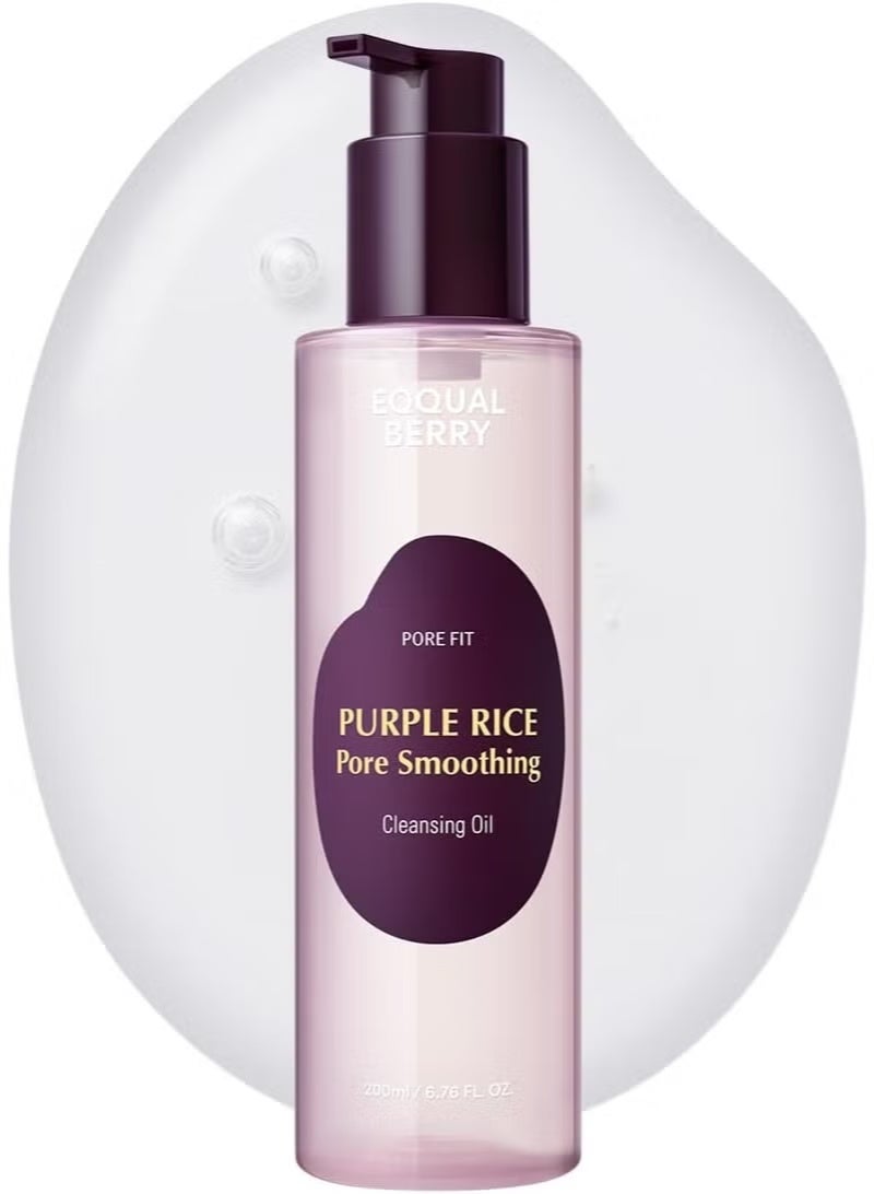 eqqualberry Purple Rice Cleansing and Smoothing Oil Wash - 200ml - Image 1