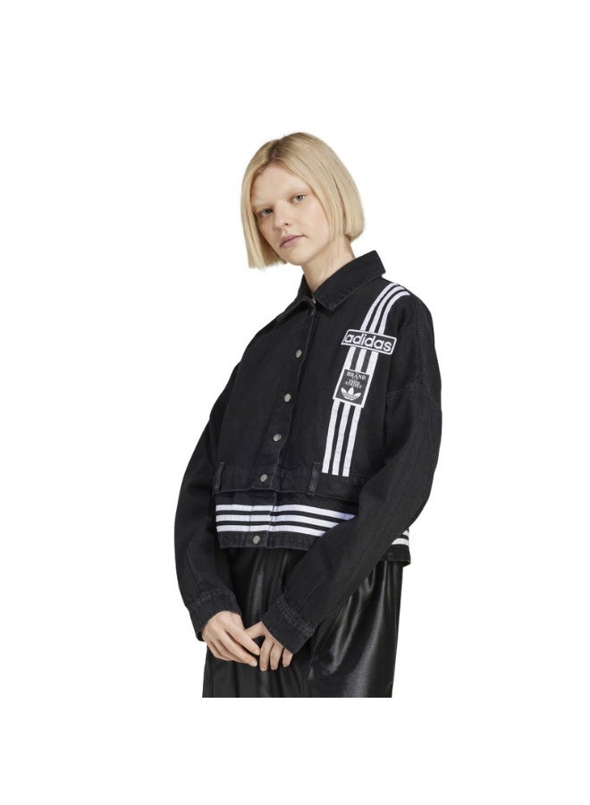 Adidas adidas DENIM TRACK TOP Black Originals Women JACKETS  - Image 2