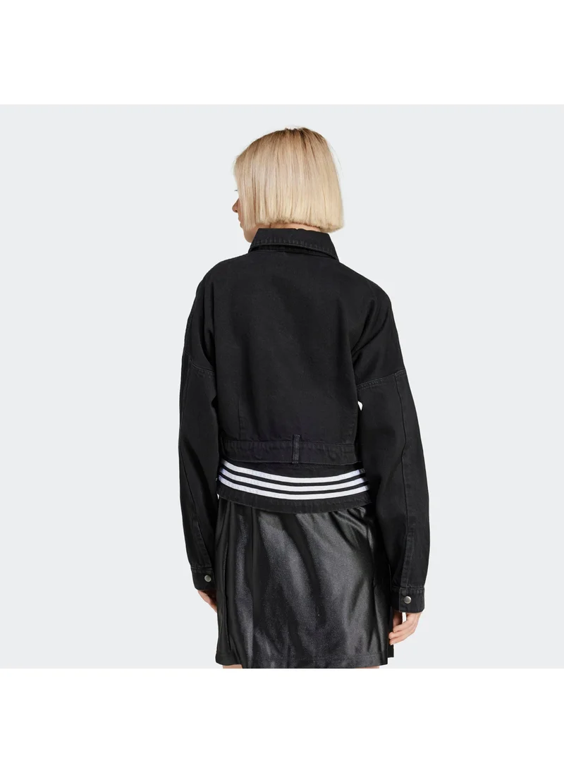 Adidas DENIM TRACK TOP Black Originals Women JACKETS