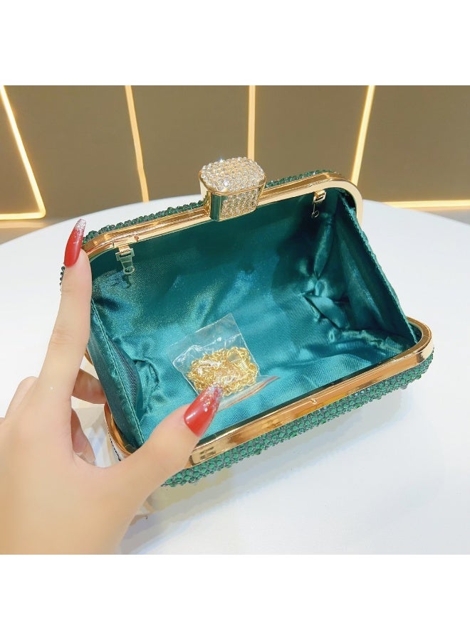 نيمي حقيبة كلاتش نسائية جديدة لامعة وفاخرة - Image 3