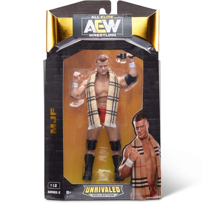 Aew All Elite Wrestling Unrivaled Collection MJF - 6.5-Inch AEW Action Figures - Series 2 - Image 1
