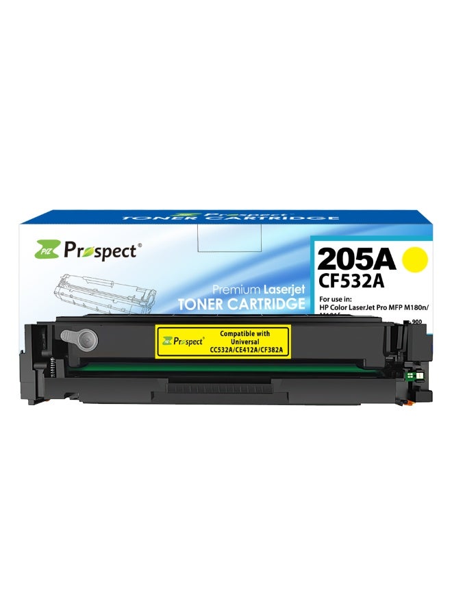 Prospect Toner 205A CF532A Yellow Laser Compatible with HP 205A CF532A for Printers HP Color LaserJet Pro MFP M180n M181fw ( Yellow ) - Image 1