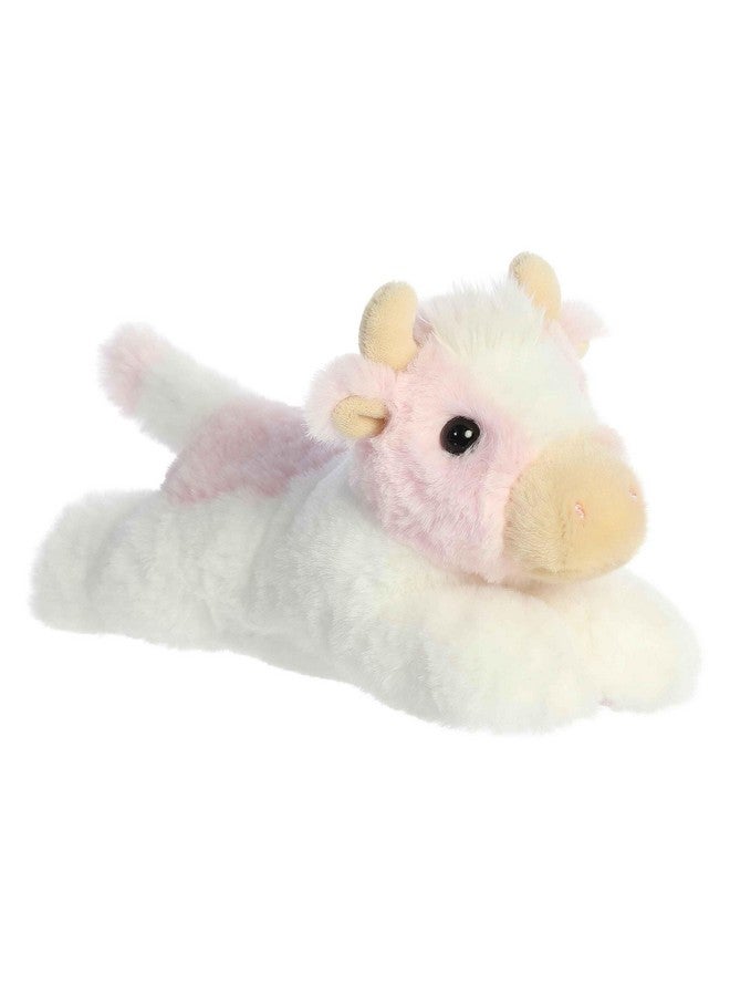 Aurora® Adorable Mini Flopsie™ Sadie Strawberry Cow™ Stuffed Animal - Playful Ease - Timeless Companions - Pink 8 Inches - Image 1