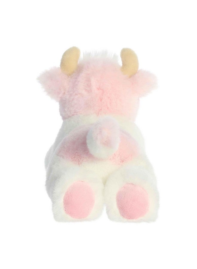 Aurora® Adorable Mini Flopsie™ Sadie Strawberry Cow™ Stuffed Animal - Playful Ease - Timeless Companions - Pink 8 Inches - Image 4