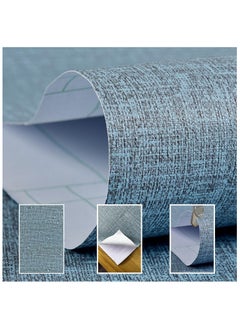 Anna 40cm x 10m waterproof and moisture-proof solid color self-adhesive bedroom wallpaper sticker | easy to stick non adhesive living room decoration wallpaper  - Image 2