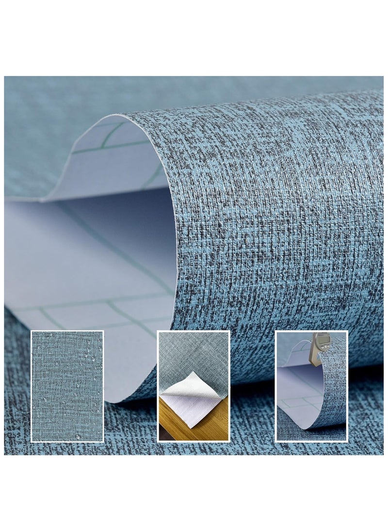 Anna 40cm x 10m waterproof and moisture-proof solid color self-adhesive bedroom wallpaper sticker | easy to stick non adhesive living room decoration wallpaper  - Image 2
