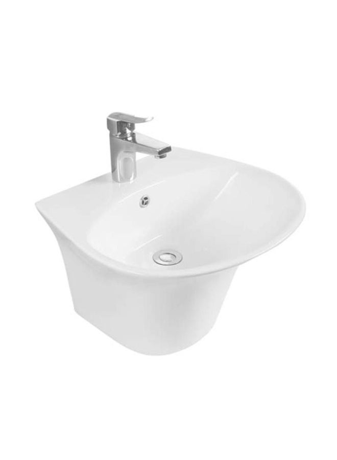 DANUBE HOME MILANO WALL HUNG WASH BASIN L48xW44xH34 cm - 606 - Image 1