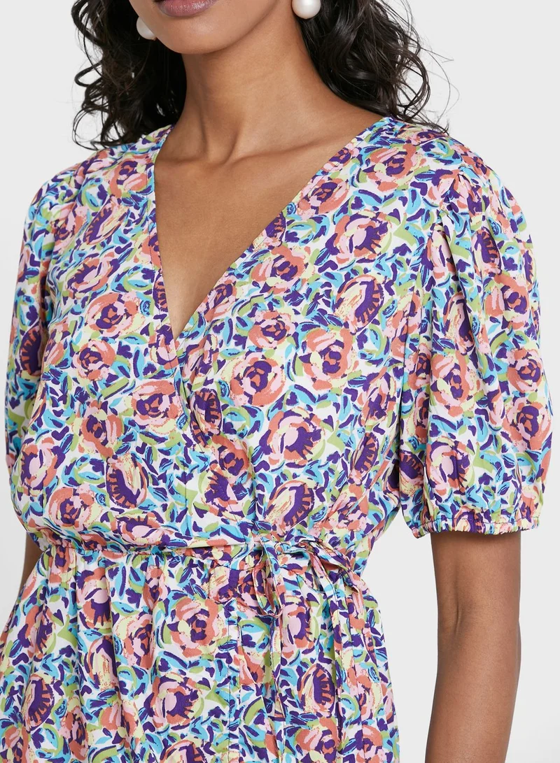 Jacqueline de Yong Floral Print Dress