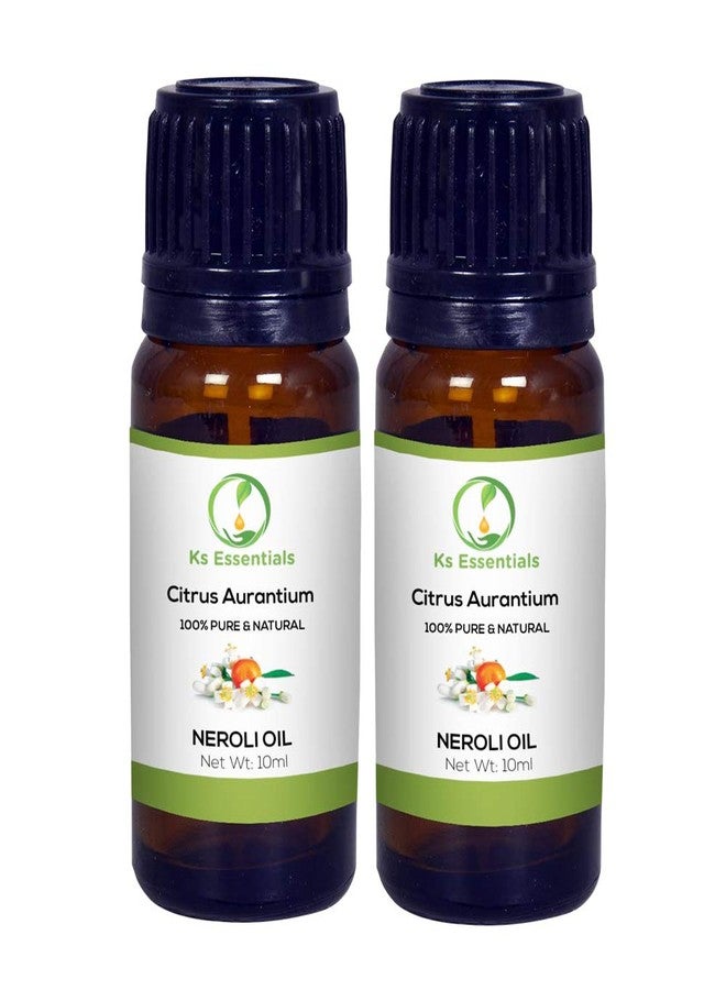 Ks Essentials 100% Pure Neroli Essential Oil Natural & Undiluted For Skin care & Hair (10ml) Each - Image 2