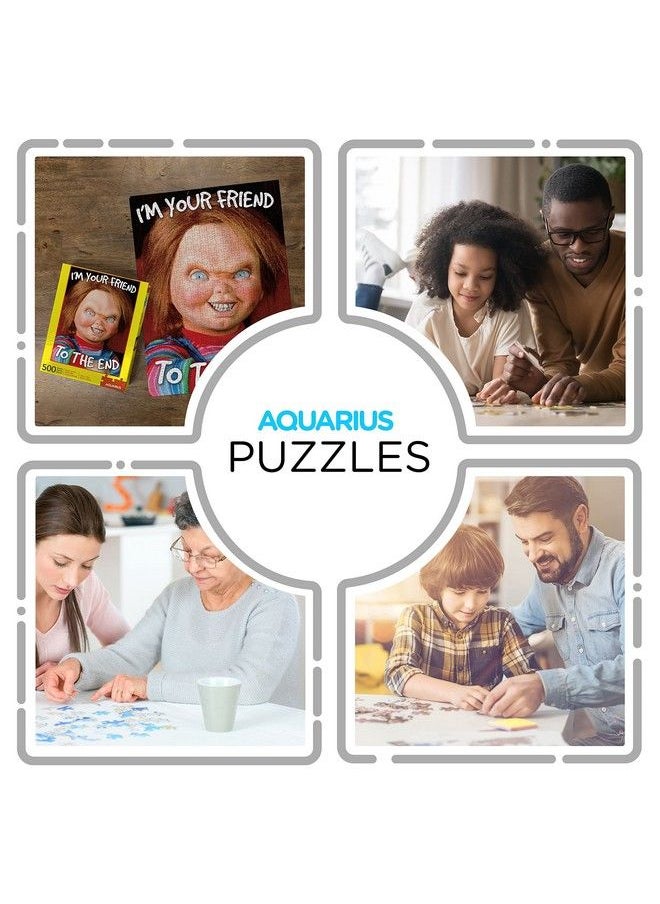Aquarius - Chucky Puzzle (500 Piece Jigsaw Puzzle) Glare Free Precision Fit Officially Licensed Chucky Merchandise & Collectibles 14 X 19 Inches - Image 1