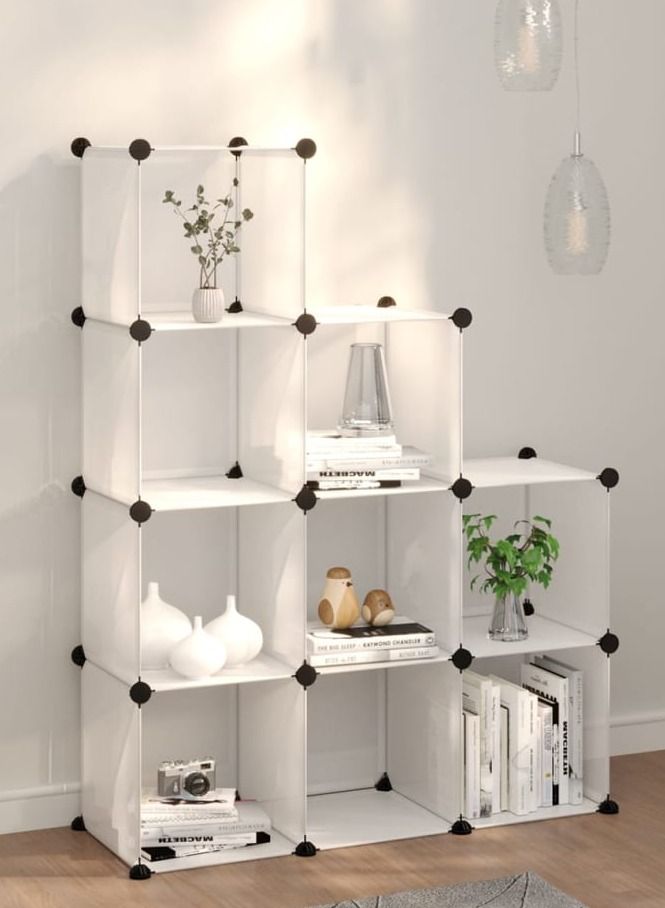 9 Cubes Diy Shoes Wardrobe Storage Shoe Rack Shoe Tower Storage Cabinet Shoe Organizer Storage Organizer Modular Shoe Cabinet - Image 3