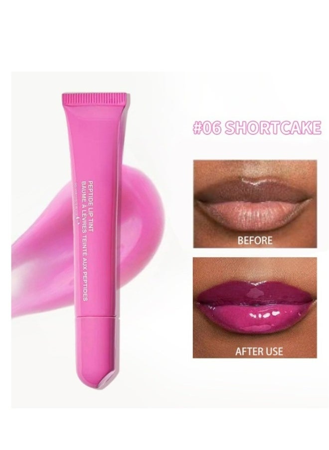 Simple Lip Support Adhesive Iphone Mobile Phone Case, Mobile Phone Lip Gloss Rubber Case, Moisturizing Lipstick Lip Support(shortcake)
