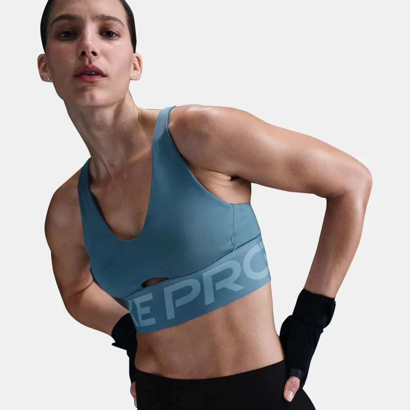 Nike Women's Pro Indy Plunge Medium-Support Sports Bra