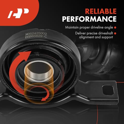 A-Premium Drive Shaft Center Support Bearing Driveshaft Carrier Bearing Compatible with Cadillac CTS 2008-2014, AWD, Automatic Transmission, Replace# 25902504, 25949985 - Image 2