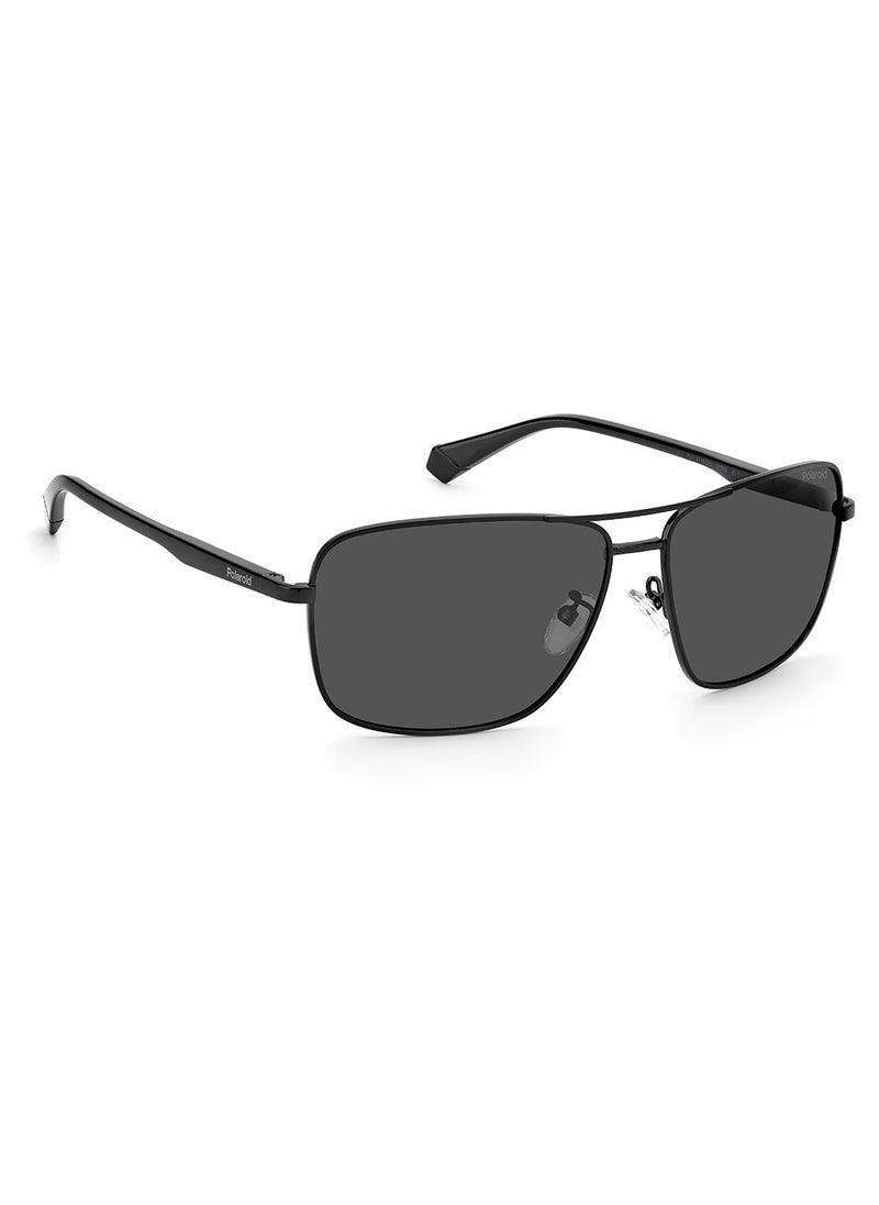 Polaroid Men Square Sunglasses PLD 2119/G/S  BLACK 61  - Image 2