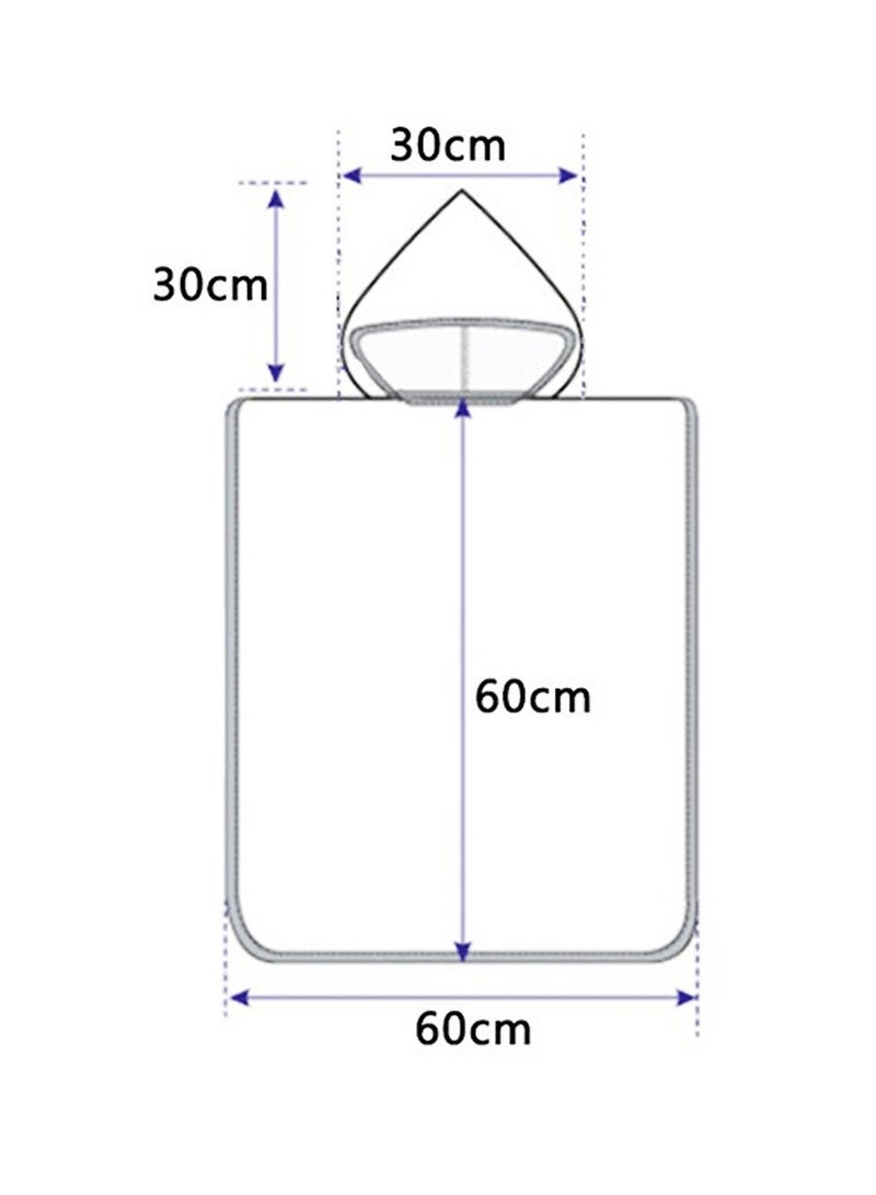 Star Babies Hooded towel - Blue/Pink - Image 3