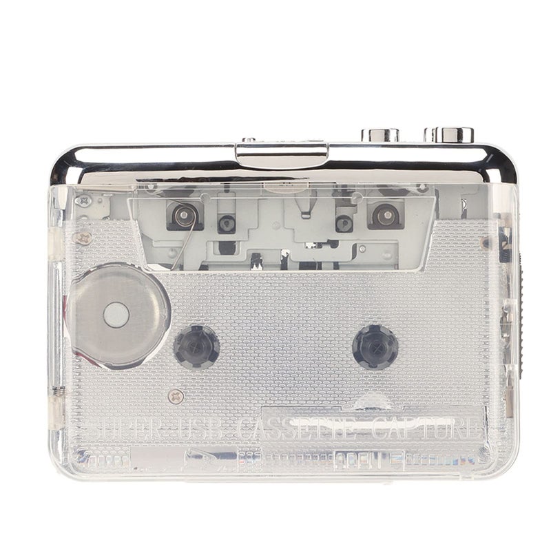 Transparent USB Cassette Player To MP3 Converter Portable Retro HiFi Stereo Sound - Image 4