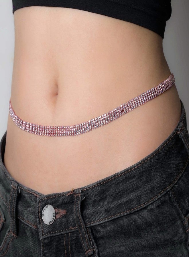 VAMA Rose Gold Waist Hip Belly Body Chain Belt Kamarchain Karddhani Kamar bandh Saree Vaddanam Kamarband for Girls & Women - Image 2