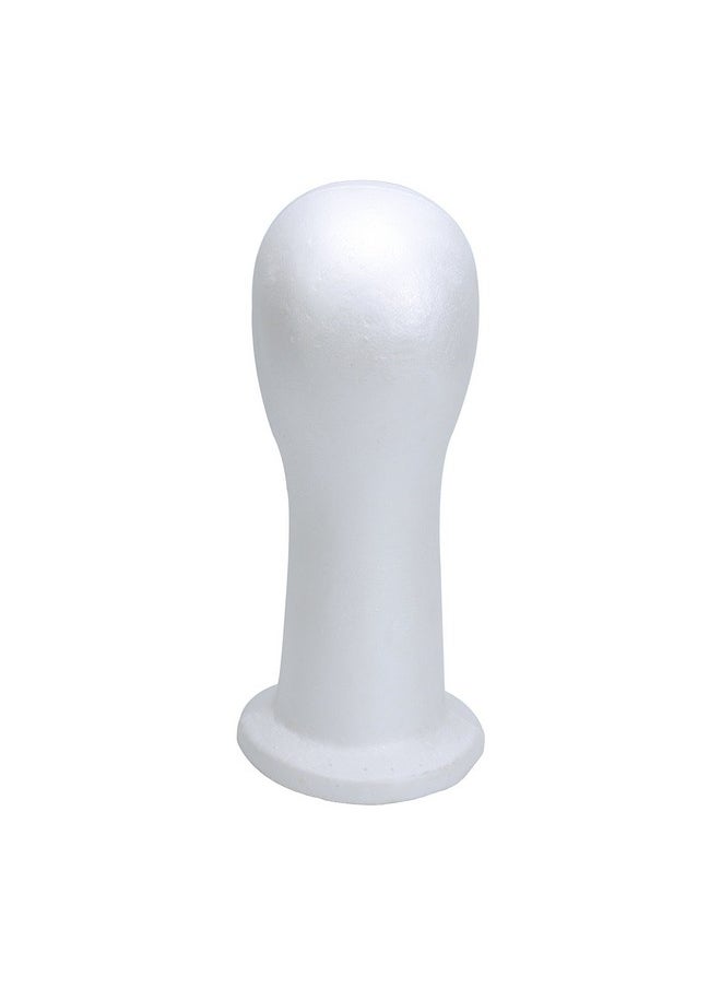 BHD BEAUTY BHD BEAUTY 15" Styrofoam Foam Mannequin Manikin Display Head Wig Hat Stand White Foams Sale  - Image 5