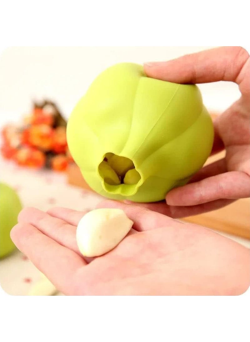Ekdant EKDANT Silicone Garlic Peeler Manual Rolling Garlic Clove Ginger Peeler Stripper EasytoUse NonSlip Kitchen Tool Garlic Press Accessory Kitchen Gadget for Effortless Peeling 1 pcs  - Image 1