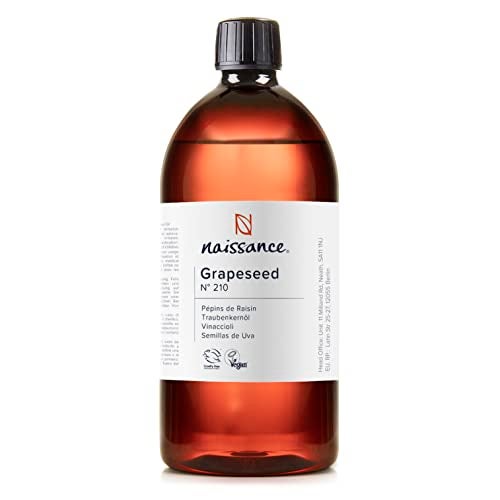 Naissance Grapeseed Oil - 100% Pure - 1 Litre by Naissance - Image 1