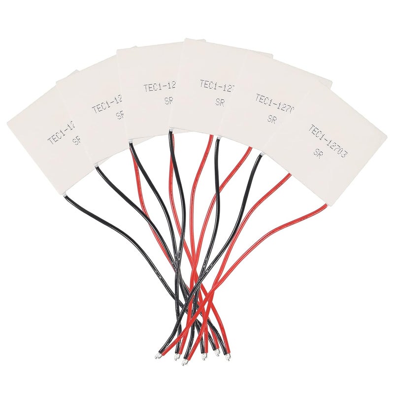 UMLIFE 6pcs TEC112703 Semiconductor High Power Heatsink Thermoelectric Cooler 12V 12A Refrigeration Piece - Image 1