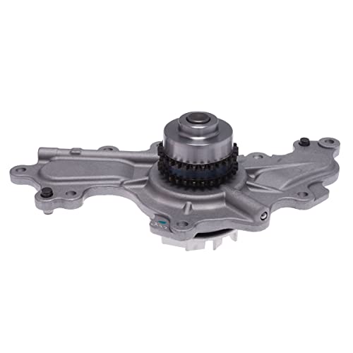 AUQDD AW6348 Water Pump Kit (W/Double-Row Sprocket;For 3.5L/3.7L) Fit For 2012-2018 Ford Edge Flex Explorer Taurus /2013-2016 Lincoln MKS MKZ,12-18 MKT MKX (Replace # 252-955 19326227 AA5Z8501C) - Image 4