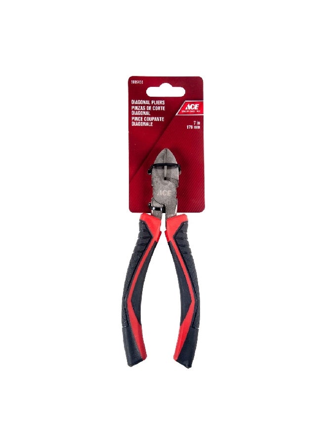 ACE Forged Alloy Steel Tapered Nose Diagonal Plier Multicolour 7 Inch XM18010356