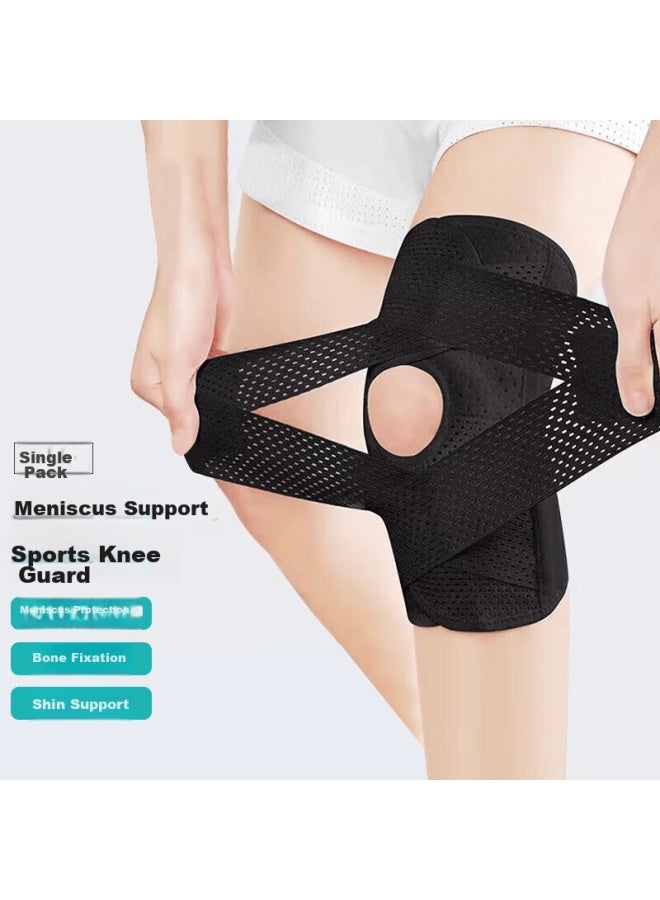 Chidong Meniscus Injury Knee Brace For Running, Cycling, Badminton, Arthritis, Uni Patellar Strap Support, Single Piece M Size - Image 1