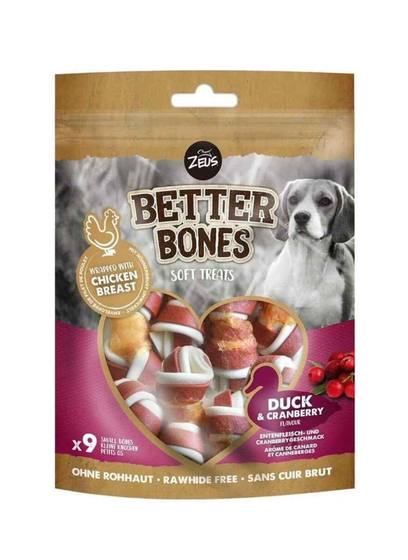 Zeus - Better Bones Duck and Cherry Wrap Bones soft treats - Image 1