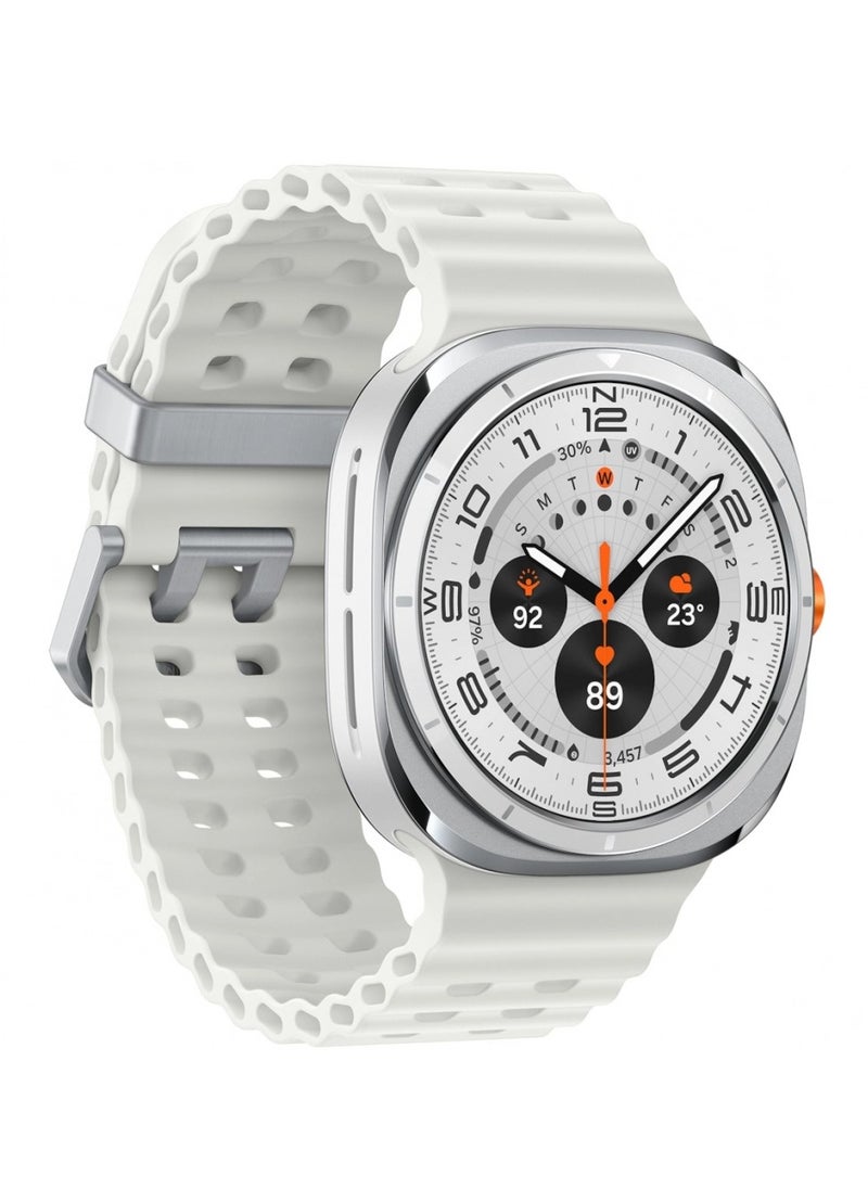Generic - For Samsung Galaxy Watch 7 Ultra GPS NFC Compass Smart Watch, Outdoor Sport Man AMOLED 466*466 Galaxy Watch 6 Upgraded Smartwatch(White) - Image 1