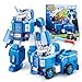 Super Wings Transformable Toys 7 Paul Robot Suit and 2 Scale Transforming Paul Mini Action Figure2in1 Mode Vehicle and RobotFire Truck Toy Vehicle Playset for Kids 3Gifts for Boys and Girls - Image 2