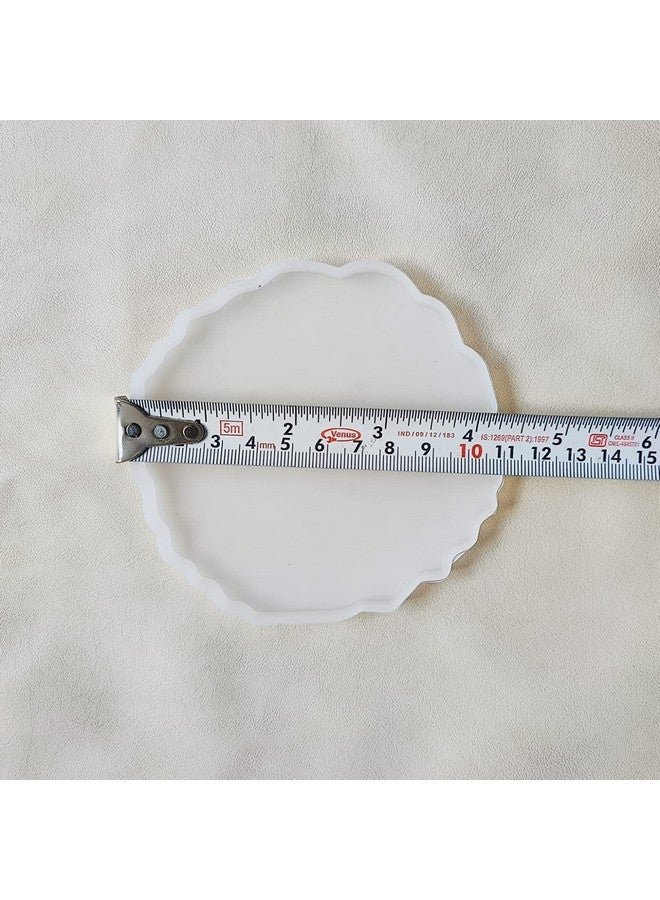 AmigozZ(Size 4.2inch/11cm) Resin Coaster Moulds,Silicone Moulds for Resin Casting,Silicone Agate Coaster Moulds for Making Resin Geode,Agate Slice Coasters,Cup Mats,Home Decoration-(1pc) - Image 2