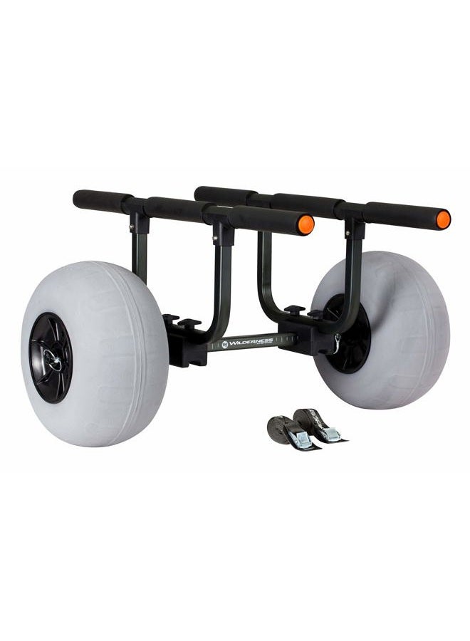 Wilderness Systems Heavy Duty Kayak Cart | Inflatable Beach Wheels | 330 Lb Weight Rating | for Kayaks and Canoes, Model Number: 8070167, One Size - Image 1