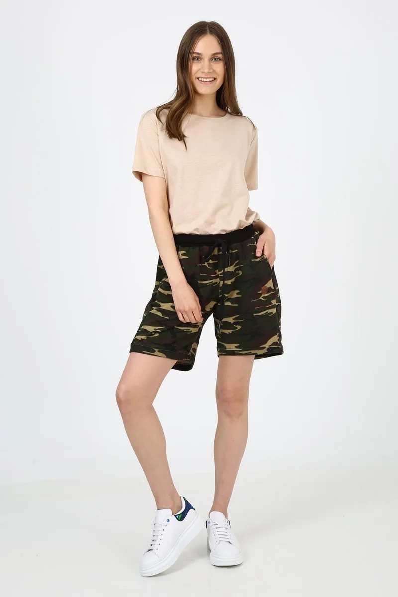 الكسندر جاردي Camouflage Pattern Shorts (E21-50300)