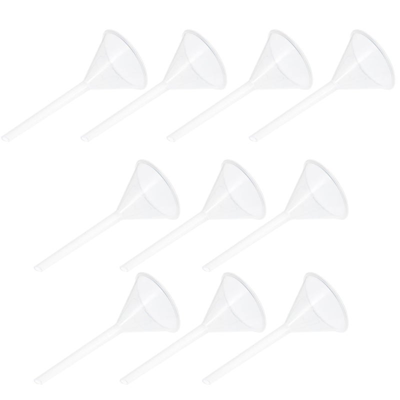 75mm Plastic Laboratory Funnels 12Pcs Pp Filter For Liquid Transfer And Experiment - Image 2