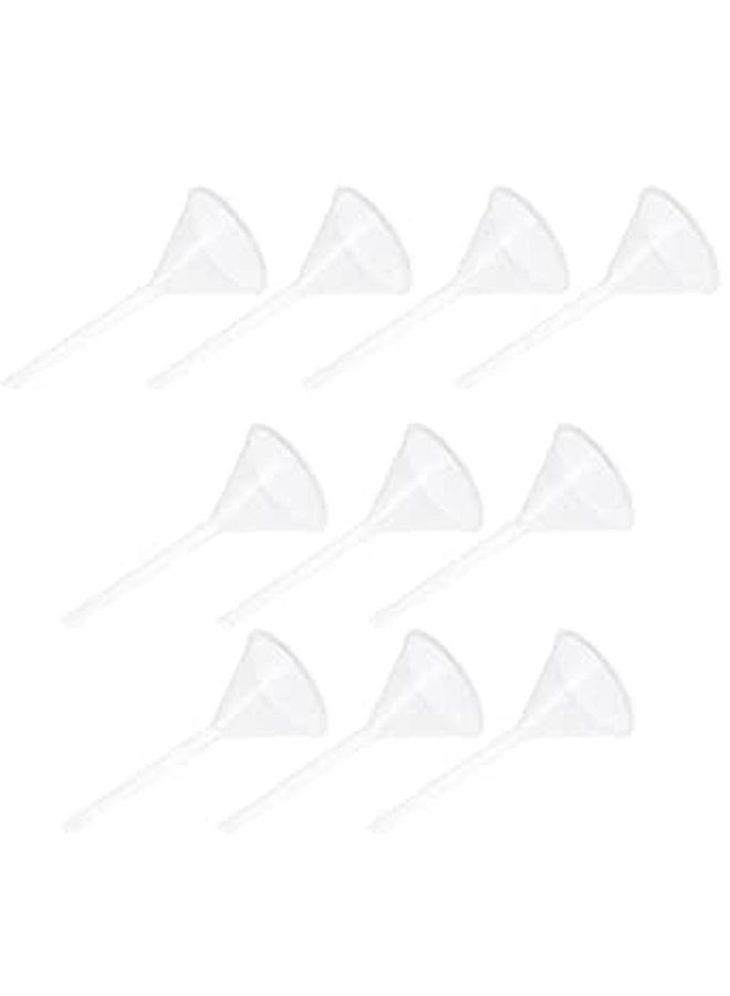 75mm Plastic Laboratory Funnels 12Pcs Pp Filter For Liquid Transfer And Experiment - Image 1