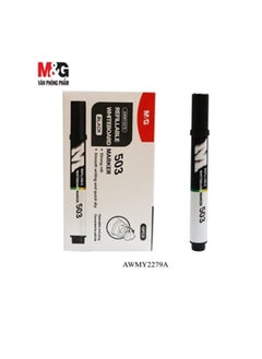 M&G M&G Chenguang Refillable Whiteboard Marker 503 Erasable Ink - No:AWMY2279 - Black 