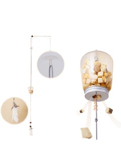 Feather Cat Toys Food Distribution Hanging Door Cat Toys With Bell For Indoor Cats