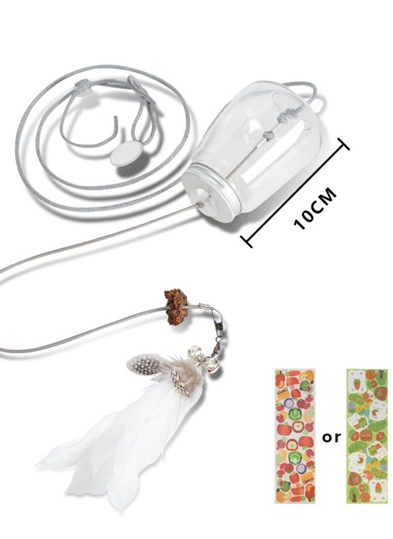 Generic - Feather Cat Toys Food Distribution Hanging Door Cat Toys With Bell For Indoor Cats - Image 1