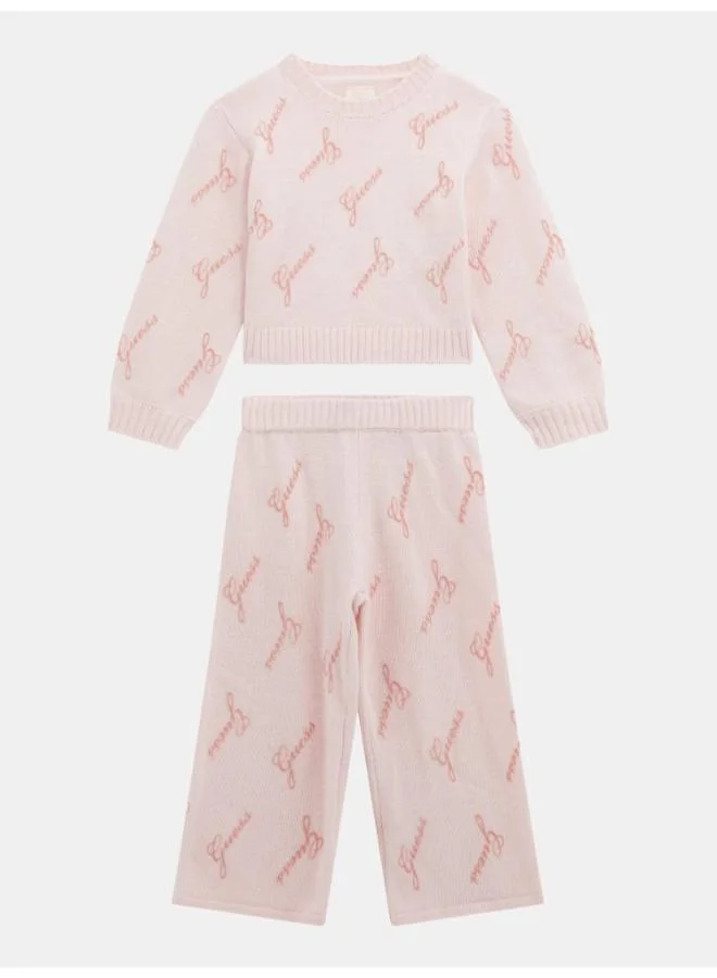 GUESS Kids Crew Neck Sweater and Pant Sets