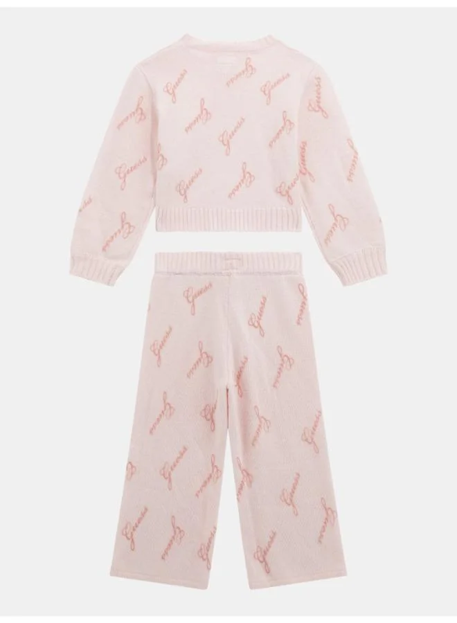 GUESS Kids Crew Neck Sweater and Pant Sets