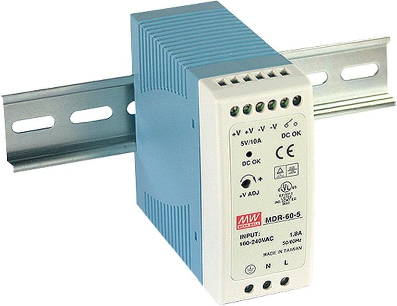 مصادر طاقة من نوع DIN Rail من شركة ، قدرة 60 واط، جهد 24 فولت، تيار 2.5 أمبير