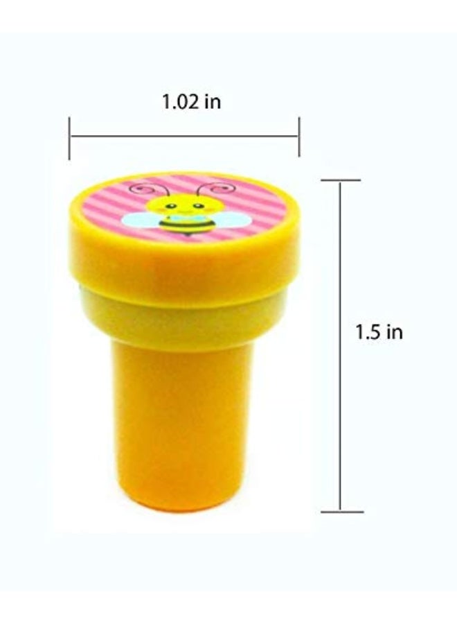 TINYMILLS Tiny Mills 24 Pcs Bee Stampers for Kids, Bumble Bee Party Favors Baby Shower Favors Bee Party Supplies - Image 2